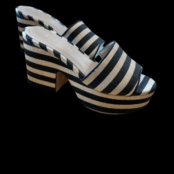 Kate Spade Ibiza Raffia Sandals Size 6 - Picture 7 of 14